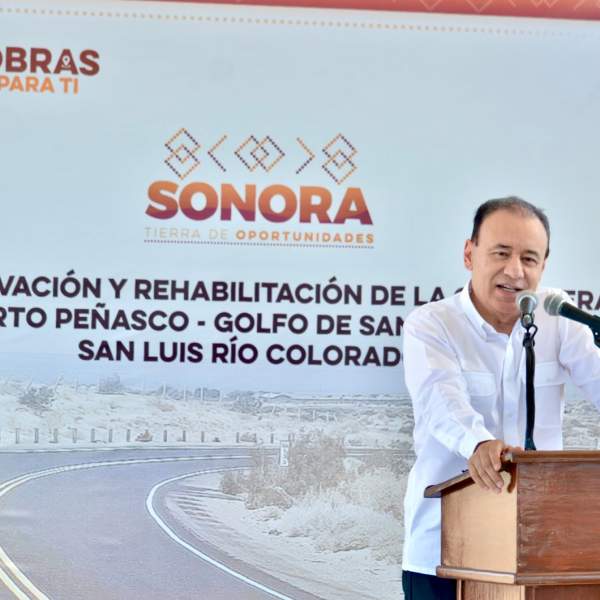 Garantiza Gobernador Durazo conectividad en Puerto Peñasco con modernización carretera y lanzamiento de señal de Telemax 